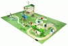 Plan Toys Eco Town Deluxe Adventure Set with Bonus Light Rail Train