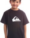Quiksilver Boys 2-7 Kids Mountain Wave Jersey Tee, Black, 7/Large