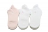 Polo Ralph Lauren Toddler Girl's 3-Pack Heel Tab Socks (Sock Sz 2-4T; Shoe Sz 6-10)