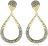 Judith Jack Gold Sea Gold-Plated Sterling Sillver Marcasite Pave Tear Drop Earrings