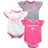Newborn Atlanta Falcons 3 Piece Creeper Set (0/3M - 6/9m) 3-6 Months Newborn Atlanta Falcons 3 Piece Creeper Set (0/3M - 6/9m) 3-6 Months