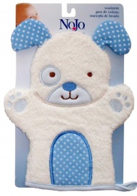 Nojo Character Bath Collection 3D Character Applique Woven Terry Washmitt, Puppy Nojo Character Bath Collection 3D Character Applique Woven Terry Washmitt, Puppy
