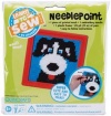 Colorbok Dog Learn To Sew Needlepoint Kit, 6-Inch by 6-Inch Red Frame