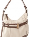 Tignanello Soft Cinch Hobo,Sand/Dark Brown,One Size