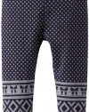 Hartstrings Baby-girls Infant Spandex Printed Legging, Navy Print, 6-9 Months