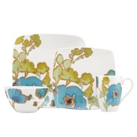 Lenox Floral Fusion Blue Square 4-Piece Place Setting Lenox Floral Fusion Blue Square 4-Piece Place Setting