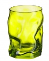 Bormioli Rocco Sorgente Water Glass, Lime Green, Set of 6