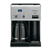 This fully automatic 12-cup coffee maker is loaded with Cuisinart's signature features, including 24-hour programmability, carafe temperature control and the brew pause feature that lets you pour yourself a cup before the brewing finishes. It also has a convenient hot-water system for making no-wait instant soup, coffee or tea. Limited 3-year warranty.