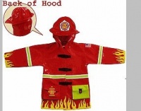 Kidorable Toddler/Little Kid Fireman Raincoat, Red, 5-6 Kidorable Toddler/Little Kid Fireman Raincoat, Red, 5-6