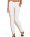 GUESS Brittney Skinny White Destroyed Jeans, VEGABOND WASH (31)