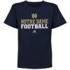 Notre Dame Fighting Irish Kids 4-7 adidas 2012 Navy Official Football Practice T-Shirt