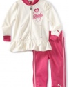 Puma - Kids Baby-Girls Infant Fashion Tricot Set, Egret, 24 Months