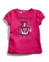 Guess Makes Scents T-Shirt (Sizes 2T - 4T) - dark pink, 3t