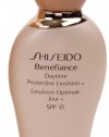 Shiseido Benefiance Daytime Protective Emulsion SPF 15 for Unisex, 2.5 Ounce