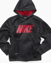 Athletic-wear at its very best. He'll wear his classic Nike hoodie on and off the track. Athletic-wear at its very best. He'll wear his classic Nike hoodie on and off the track.