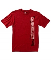 No shelf life here. This graphic t-shirt from Quiksilver will always be his style standard. No shelf life here. This graphic t-shirt from Quiksilver will always be his style standard.