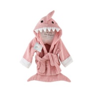 Baby Aspen Let the Fin Begin Shark Robe, Pink, 0-9 Months Baby Aspen Let the Fin Begin Shark Robe, Pink, 0-9 Months