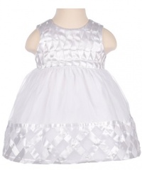 Princess Faith Pearly Lattice Dress with Diaper Cover (Sizes 0M - 9M) - white, 6 - 9 months Princess Faith Pearly Lattice Dress with Diaper Cover (Sizes 0M - 9M) - white, 6 - 9 months