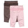 Carter's 2 Pack Essential Ruffle Pants