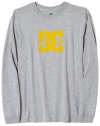 DC Boys 8-20 Star Long Sleeve Tee,Heather Gray,Small (8)