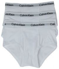 Calvin Klein Underwear Boys 8-20 3 Pack Brief, White, 8/10