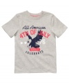 Take pride. He'll love celebrating his patriotic side every time he sports this t-shirt from Carter's.