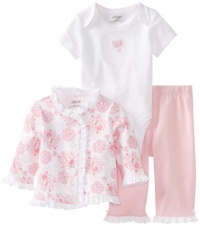 Little Me Baby-girls Newborn Butterflies Take Me Home Set, Pink, 6 Months Little Me Baby-girls Newborn Butterflies Take Me Home Set, Pink, 6 Months