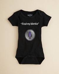 Isn't it time to start your child down the patch of technical savvy? This clever bodysuit asks all the right questions. Isn't it time to start your child down the patch of technical savvy? This clever bodysuit asks all the right questions.