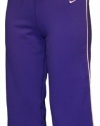 NIKE Women's DRI-FIT Exercise Training Capri Pants-Purple