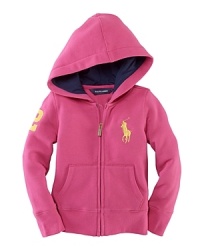 A modern rendition of the traditional fleece sweatshirt features an embroidered Big Pony and applied player's number at the sleeve. A modern rendition of the traditional fleece sweatshirt features an embroidered Big Pony and applied player's number at the sleeve.