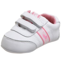 Ralph Lauren Layette Roster EZ Crib Shoe (Infant/Toddler),White Pink,2 M US Infant Ralph Lauren Layette Roster EZ Crib Shoe (Infant/Toddler),White Pink,2 M US Infant