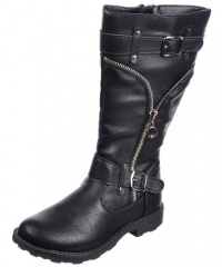 Eddie Marc Theo Motorcycle Boots (Toddler Girls Sizes 8 - 13) - black, 11 toddler Eddie Marc Theo Motorcycle Boots (Toddler Girls Sizes 8 - 13) - black, 11 toddler