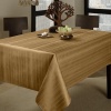 Benson Mills Flow Spillproof 60-Inch by 120-Inch Fabric Tablecloth, Taupe