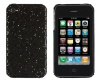 Hard Sparkles Case for Apple iPhone 4, 4S (AT&T, Verizon, Sprint) - Black