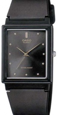 Casio Men's MQ38-1A Black Resin Analog Quartz Watch with Black Dial Casio Men's MQ38-1A Black Resin Analog Quartz Watch with Black Dial