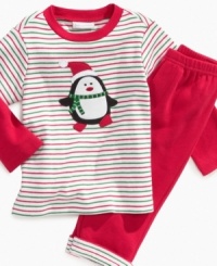 On the first day of Christmas my mommy gave to me this awesome 2 piece Christmas set by First Impressions. On the first day of Christmas my mommy gave to me this awesome 2 piece Christmas set by First Impressions.