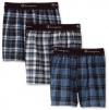 Champion Boys 8-20 Three Pack Woven Boxer, Assorted, X-Large