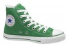 Converse Chuck Taylor All Star Hi Top Kelly Green Canvas Shoes with Extra Pair of Green Laces men's 12