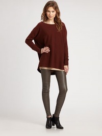 Luxe wool and cashmere, blended in a slightly oversized pullover style with an effortless draped back.BoatneckDropped shouldersLong sleevesRibbed trimAbout 24 from shoulder to hem70% wool/30% cashmereDry cleanImportedModel shown is 5'11 (180cm) wearing US size Small. Luxe wool and cashmere, blended in a slightly oversized pullover style with an effortless draped back.BoatneckDropped shouldersLong sleevesRibbed trimAbout 24 from shoulder to hem70% wool/30% cashmereDry cleanImportedModel shown is 5'11 (180cm) wearing US size Small.