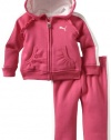 Puma - Kids Baby-Girls Infant Fleece Hoodie And Pant Set