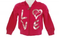 Guess Girls 2T-4T Dark Pink Love Active Jacket (2T, Dark Pink) Guess Girls 2T-4T Dark Pink Love Active Jacket (2T, Dark Pink)