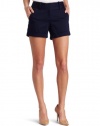 Vince Camuto Women's Angle Pocket Cuffed Short, Blue Night, 8