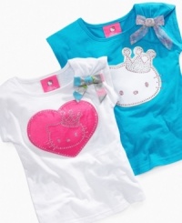 Special someone. Her favorite feline plays princess on this special shirt from Hello Kitty, a Macy's exclusive! Special someone. Her favorite feline plays princess on this special shirt from Hello Kitty, a Macy's exclusive!