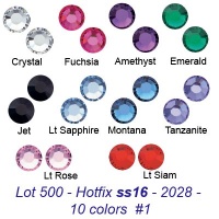 Wholesale lot 500 ss16 ~ 4mm #2028/2038 Swarovski Crystal Hotfix Flatback Rhinestone Xilion Rose . 10 colors Wholesale lot 500 ss16 ~ 4mm #2028/2038 Swarovski Crystal Hotfix Flatback Rhinestone Xilion Rose . 10 colors