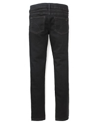 She'll rock the house in these chic Joe's Jeans skinny jeans with a cool black wash and metallic back logo. She'll rock the house in these chic Joe's Jeans skinny jeans with a cool black wash and metallic back logo.