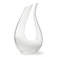 In celebration of the 250th anniversary of both Amadeo Mozart and Riedel crystal, this elegant hand-made crystal decanter has been mouth-blown in the shape of the musical note G. In celebration of the 250th anniversary of both Amadeo Mozart and Riedel crystal, this elegant hand-made crystal decanter has been mouth-blown in the shape of the musical note G.