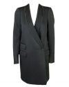 Stella Mccartney Womens One Button Wool Blend Coat