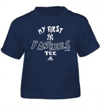 MLB Unisex Infant/Toddler New York Yankees The Other First Short Sleeve Tee, Navy, Small, 2T MLB Unisex Infant/Toddler New York Yankees The Other First Short Sleeve Tee, Navy, Small, 2T