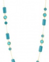 Kate Spade New York Pop Palette Turquoise Scatter Necklace