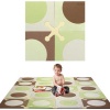 Playspot Green & Brown Interlocking Foam Tiles by Skip Hop